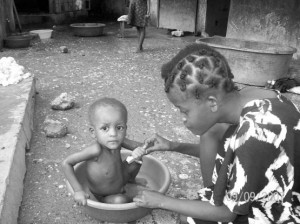 ninolavatoriohaiti Niño de Haití