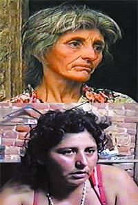Gerez Yolanda Vazquez (arriba) y María Gerez
