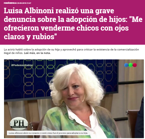 Compra/venta de bebés: La complicidad y la naturalización se suma de a uno